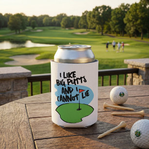 Golfer Ik Hou Van Grote Putts En Ik Kan Niet Liege Blikjeskoeler