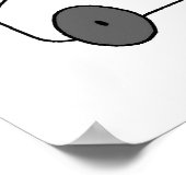 Golfer in Golf Cart Poster (Hoek)