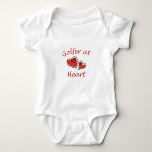 Golfer in het hart romper