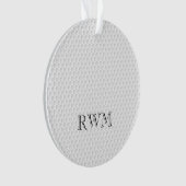 Golfer INITIALEN Golf Memorial Ornament Ball (voorkant)