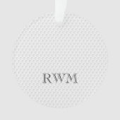Golfer INITIALEN Golf Memorial Ornament Ball (voorkant)