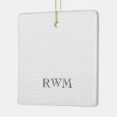 Golfer INITIALEN PHOTO Golf Ball Memorial Keepslag Keramisch Ornament (Links)