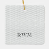 Golfer INITIALEN PHOTO Golf Ball Memorial Keepslag Keramisch Ornament (Voorkant)