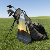 Golfer is een geweldige manier om de dag te beginn golfhanddoek (Groen)
