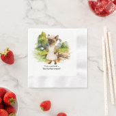 Golfer is on golf course for cat lovers servet (Insitu)