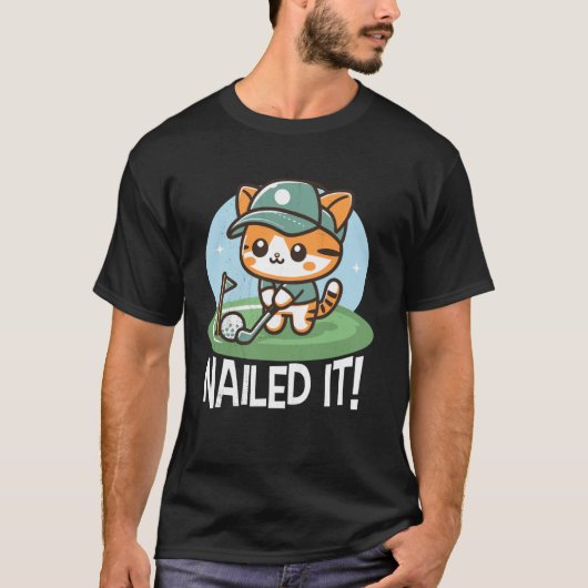 Golfer kat. Precies! T-shirt (Voorkant)