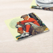 Golfer Kept Waiting Kartonnen Onderzetters (Schuin)