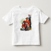Golfer Kept Waiting Kinder Shirts (Voorkant)