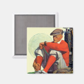 Golfer Kept Waiting Magneet (Voorkant / Achterkant)