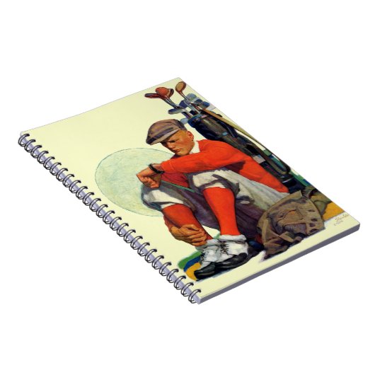 Golfer Kept Waiting Notitieboek (Rechterzijde)