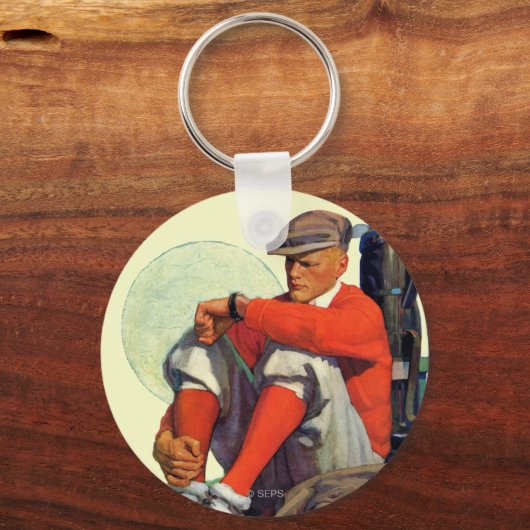 Golfer Kept Waiting Sleutelhanger (Voorkant)