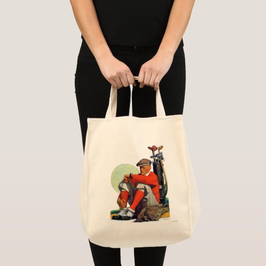 Golfer Kept Waiting Tote Bag (Voorkant (product))