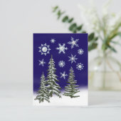 Golfer kerst feestdagenkaart (Staand voorkant)