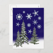 Golfer kerst feestdagenkaart (Voorkant / Achterkant)