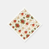 Golfer Kerst thema met golf apparatuur Servet (Hoek)