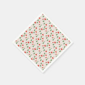 Golfer Kerst thema met golf apparatuur Servet (Hoek)