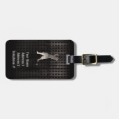 Golfer; Koel Bagagelabel (Voorkant horizontaal)