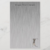 Golfer; Koel Briefpapier (Voorkant)