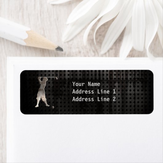  Golfer; Koel Etiket (Insitu)