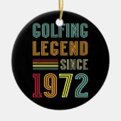 Golfer Legend 1972 50th Birthday Golf 50 jaar Keramisch Ornament (Voorkant)