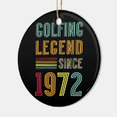 Golfer Legend 1972 50th Birthday Golf 50 jaar Keramisch Ornament (Links)