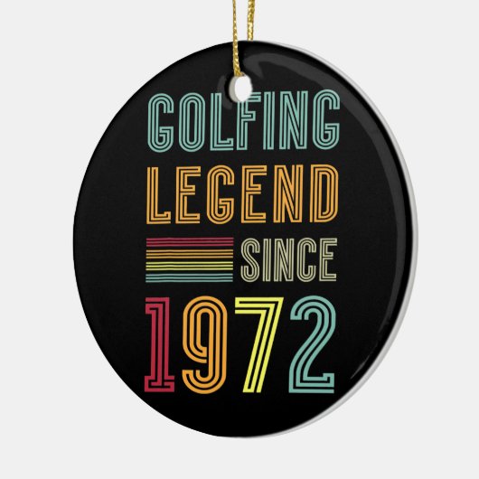 Golfer Legend 1972 50th Birthday Golf 50 jaar Keramisch Ornament (Links)