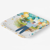 Golfer Let's Par T-shirt for Party Papieren Bordje (Gebogen)