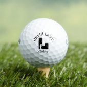 Golfer Letter L Golfballen (Insitu Shirt)