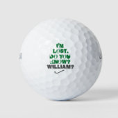 Golfer Lost Ball Custom Wilson Ultra Golf Ball Golfballen (Voorkant)
