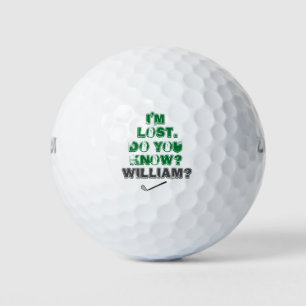 Golfer Lost Ball Custom Wilson Ultra Golf Ball Golfballen