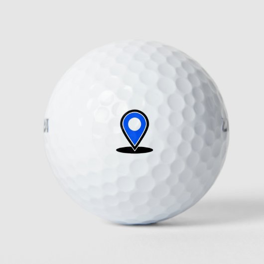 Golfer Lover Modern Trendy Classic Afbeelding Golfballen (Voorkant)
