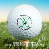 Golfer Memorial Golfing Heaven Personalized Golfballen