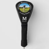Golfer Memorial Golfing Heaven's Fairway Foto Golfheadcover (Voorkant)