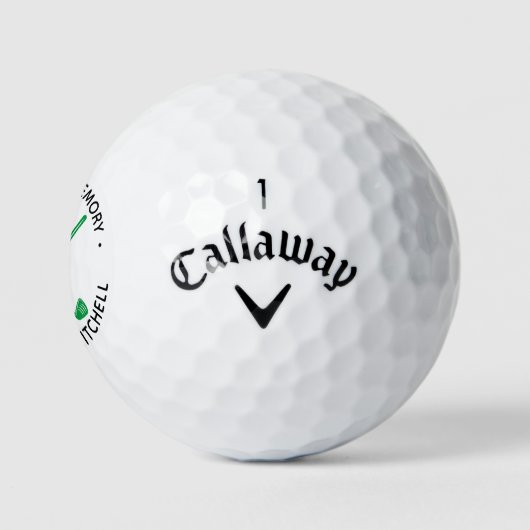 Golfer Memorial in Loving Memory Herembrance Golfballen (Logo)