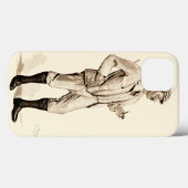 Golfer met tabakspijp en -laarzen Case-Mate iPhone Case (Achterkant (horizontaal))