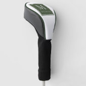 Golfer Monogram Golfheadcover (Schuin)
