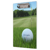 Golfer Name Golfing Dad Golf Clipboard Klembord (Links)