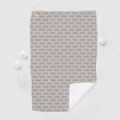 Golfer Name Pattern Golfhanddoek (Insitu)