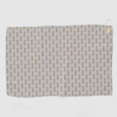 Golfer Name Pattern Golfhanddoek (Horizontaal)