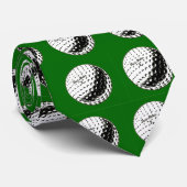 Golfer Necktie Stropdas (Opgerold)