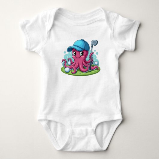 Golfer Octopus Romper (Voorkant)