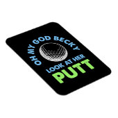 Golfer Oh Mijn God Magneet (Rechterzijde)