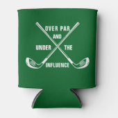 Golfer onder invloed | Aangepast gepersonaliseerd  Blikjeskoeler (Voorkant)