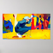 Golfer - Originele Golf Art Print (Voorkant)