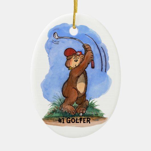 Golfer Ornament (Voorkant)