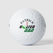 golfer papa, nummer één geweldig golfballen (Voorkant)