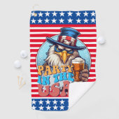 Golfer Party in de Verenigde Staten Golfhanddoek (Insitu)