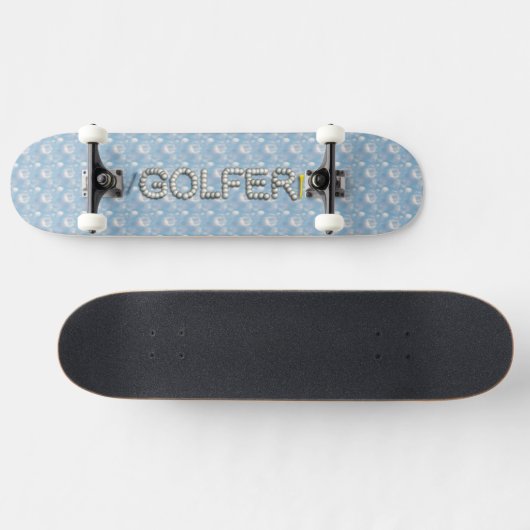 Golfer Persoonlijk Skateboard (Horizontaal)