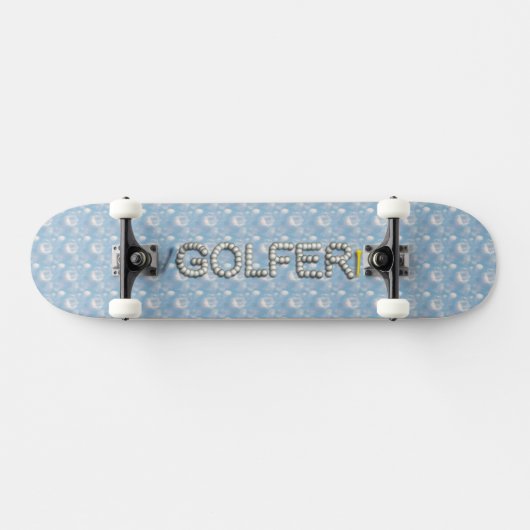 Golfer Persoonlijk Skateboard (Horizontaal)