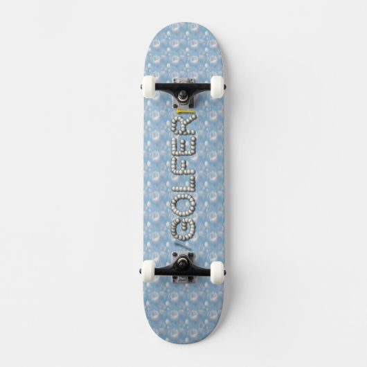 Golfer Persoonlijk Skateboard (Voorkant)